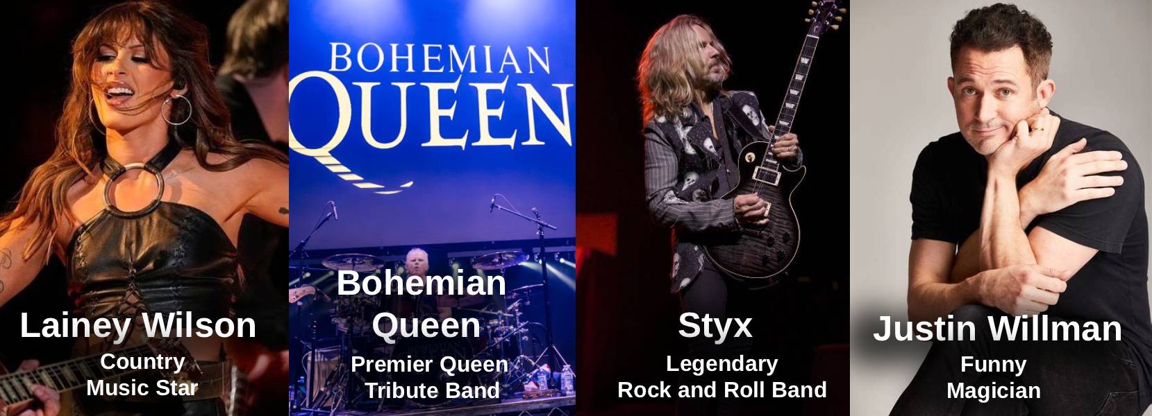 Lainey Wilson Bohemian Queen Styx Justin Willman