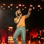 Post Malone Performing Live at a Festival